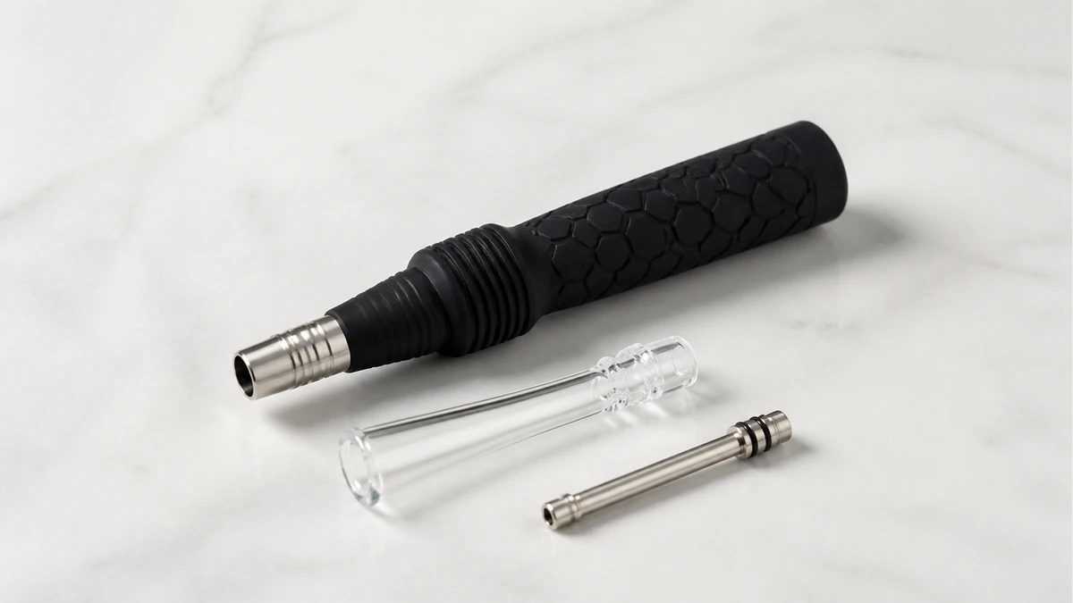 A silicone body still relies on a separate heat-resistant tip