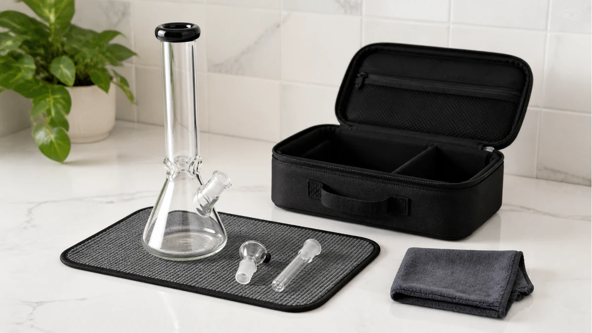 Dry bong before storage for smell proof bags for bongs