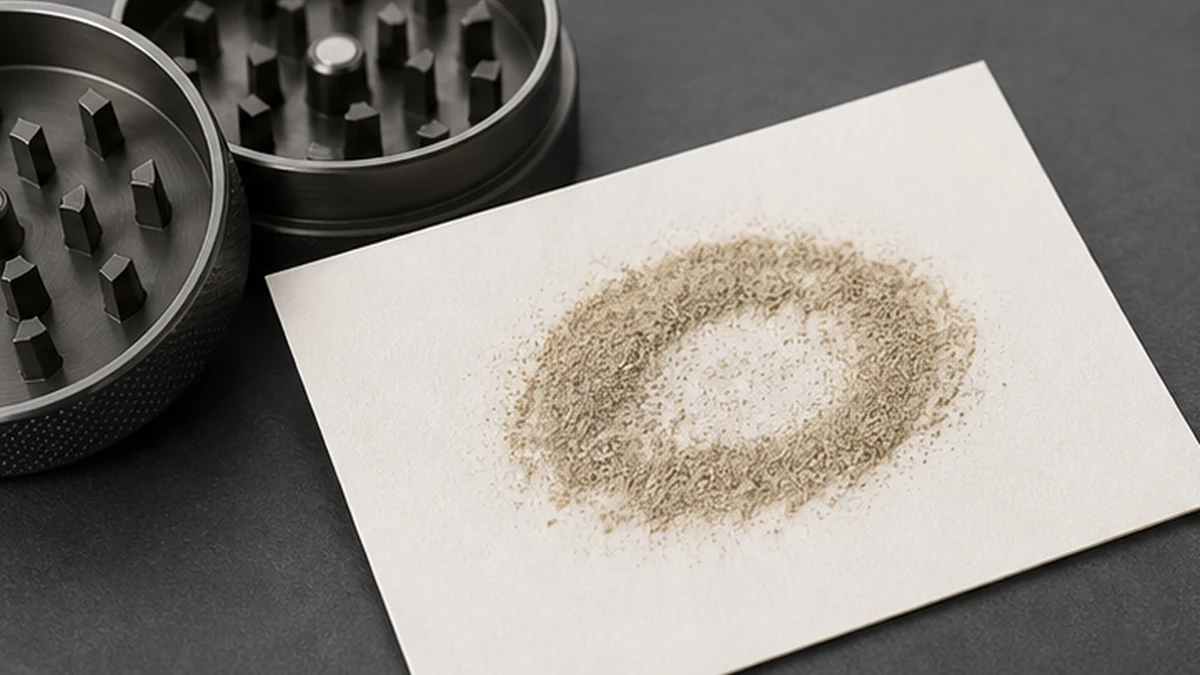 grind texture inspection on clean tray