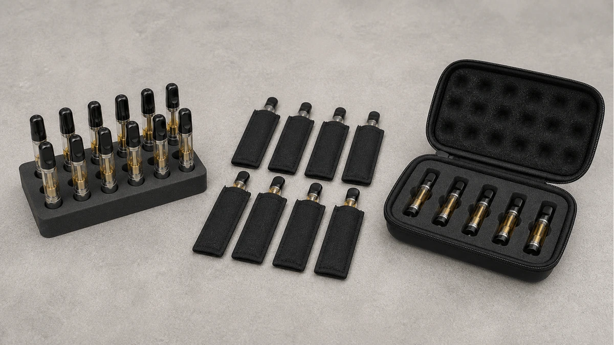 Trays, sleeves and travel cases solve different storage problems