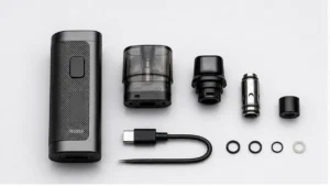Replaceable vape parts arranged without exposing a battery cell