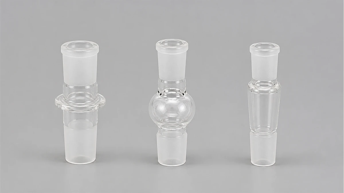 Glass joint shape and size determine the seal