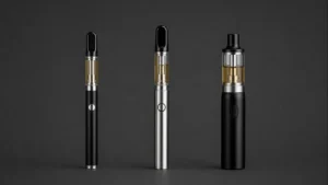 Three complete wax pen battery and atomizer combinations