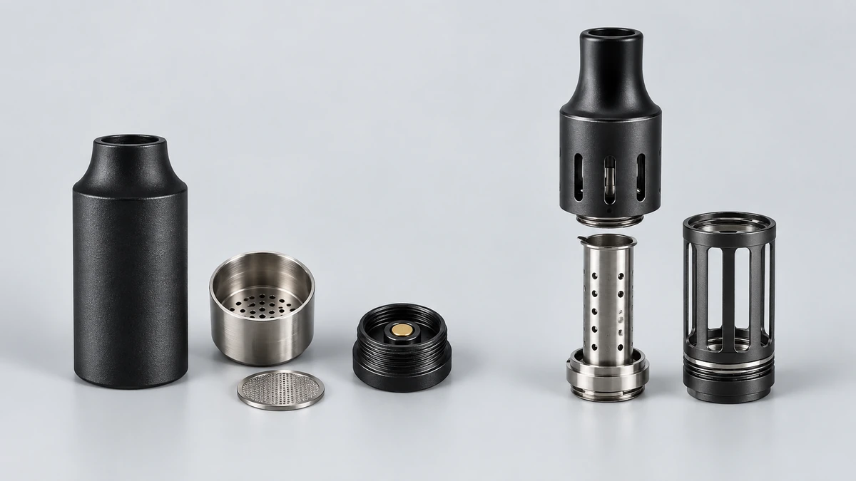 dry herb atomizer components