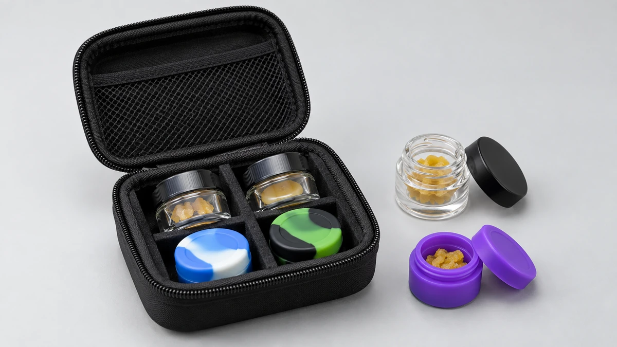 wax container case