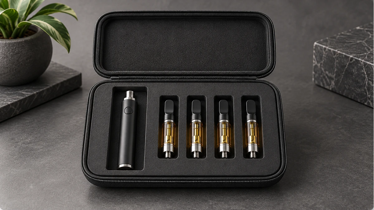 510 battery and cartridges in separate case compartments 510 battery and cartridges in separate case compartments