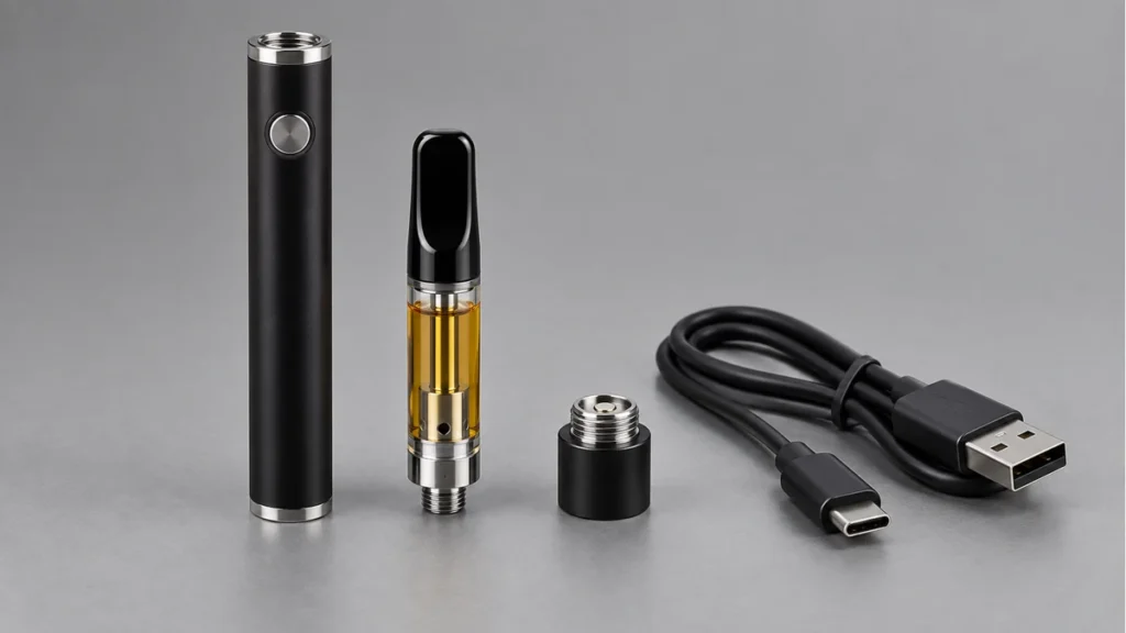 510 Thread Batteries With Chargers: Match the Input, Cable, and Battery — hardware view 1