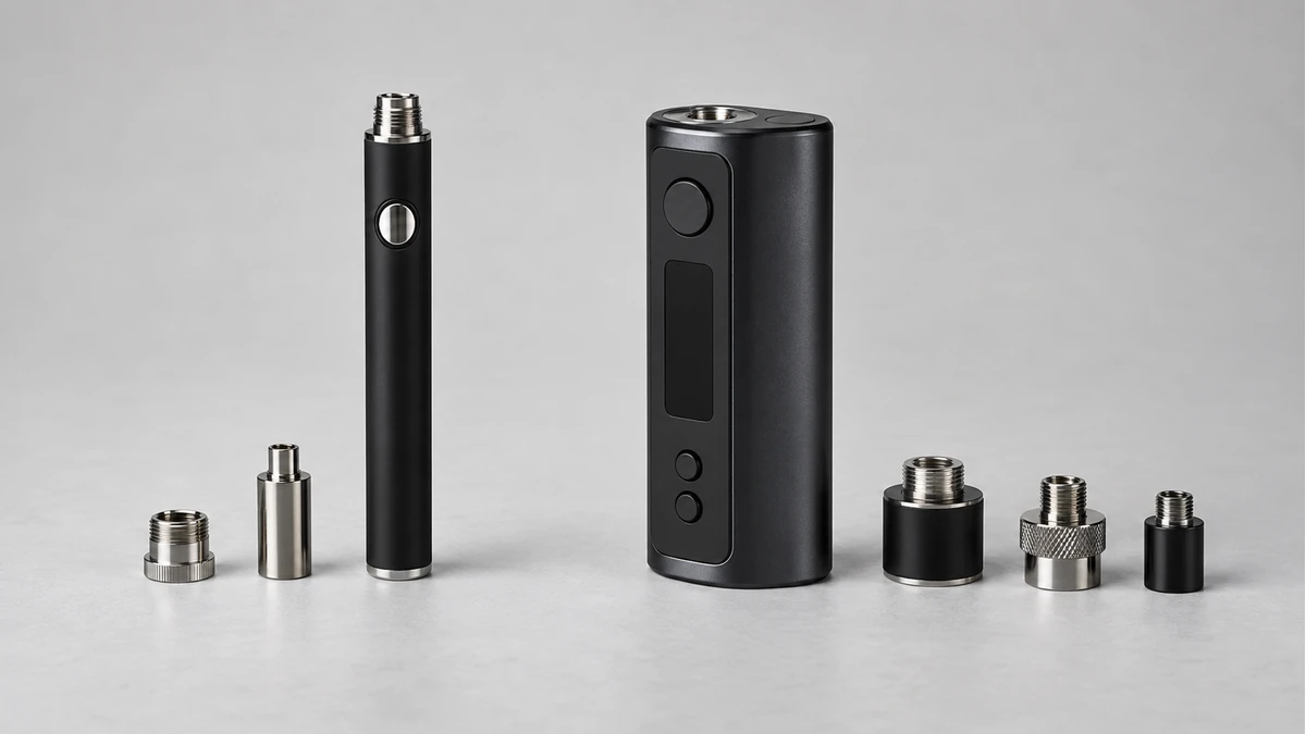 Stick battery and advanced control battery with connector adapters