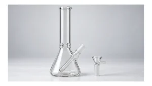 Bong with removable glass bowl