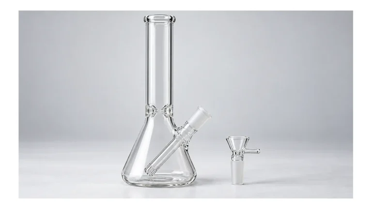 Bong with removable glass bowl