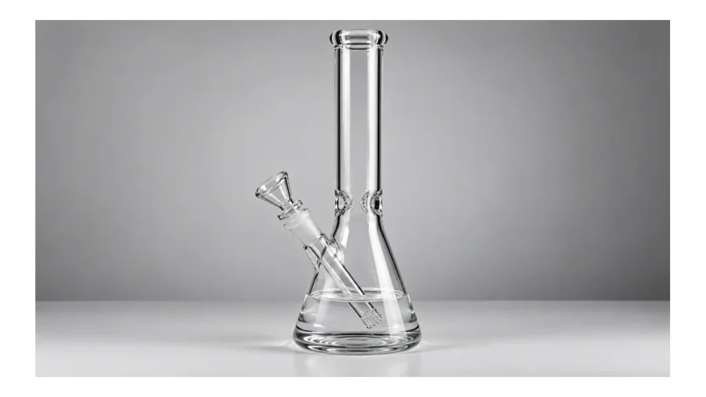Complete bong with tested water level