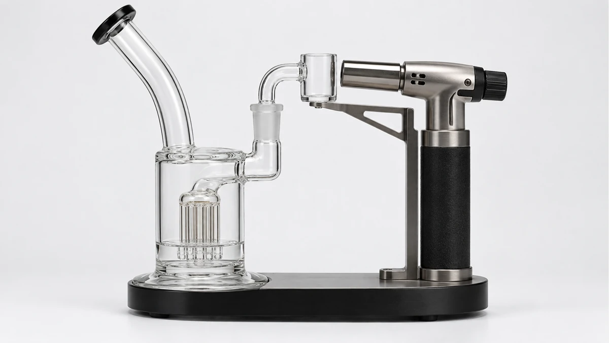 Dab Rigs With Built-In Torches: One Body, Two Separate Systems — hardware view 2 Dab Rigs With Built-In Torches: One Body, Two Separate Systems — hardware view 2