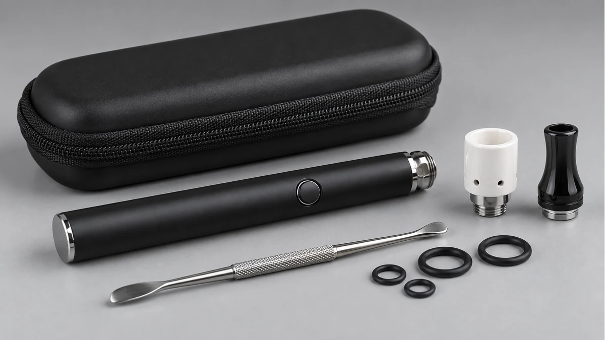 Dab Pen Accessories: Match Each Part to the Air, Heat, or Cleaning Path — hardware view 1