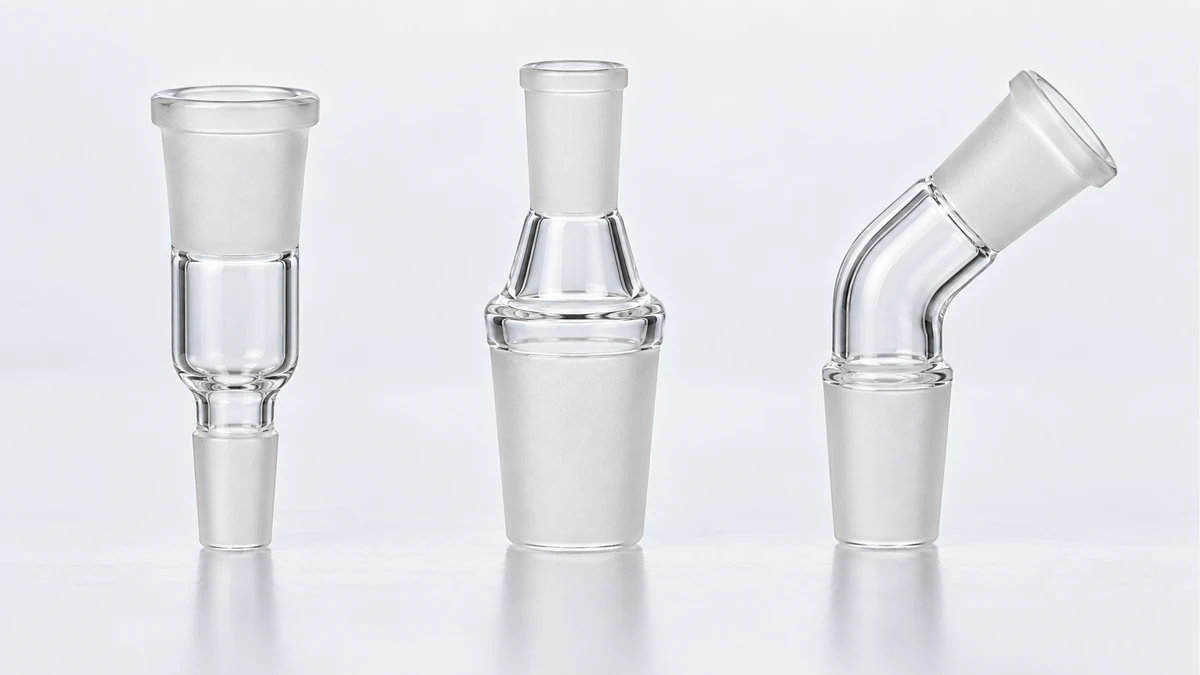 Dab Rig Adapters: Match Joint Size, Gender, Angle, and Load — hardware view 2 Dab Rig Adapters: Match Joint Size, Gender, Angle, and Load — hardware view 2