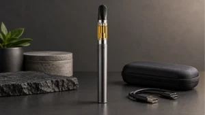 Buttonless draw-activated 510 battery with an oil cartridge