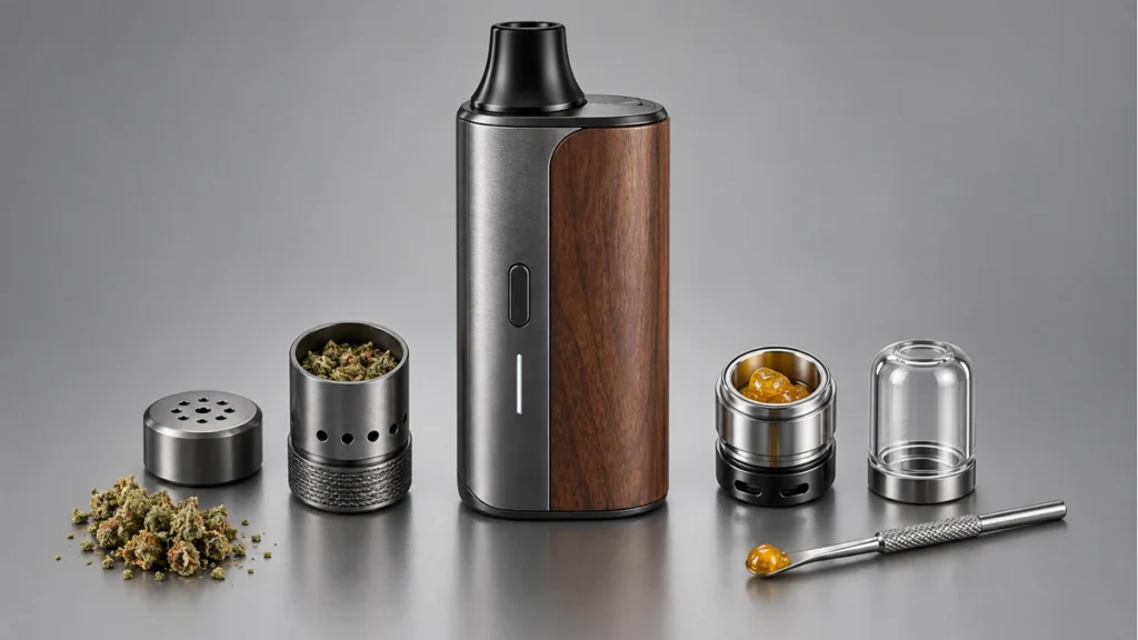 Dry Herb and Wax Vaporizers: One Body Still Needs Two Material Paths — hardware view 1