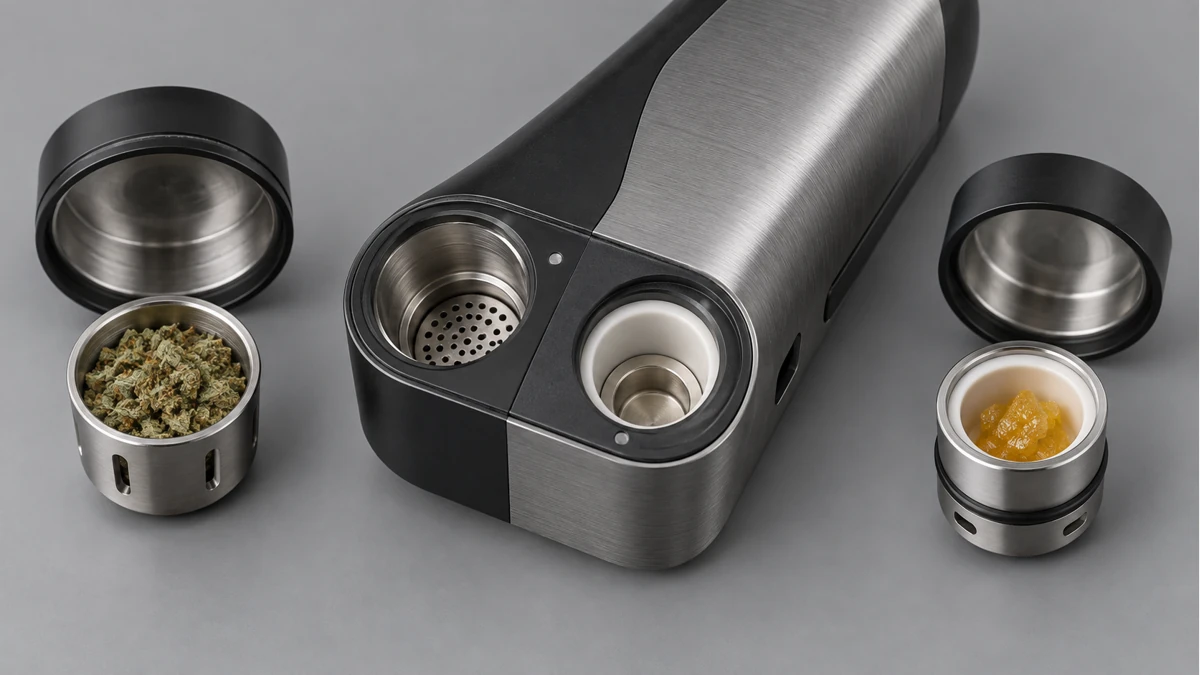Dry Herb and Wax Vaporizers: One Body Still Needs Two Material Paths — hardware view 2