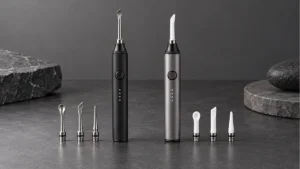 Two electric dab tools with multiple heated tips