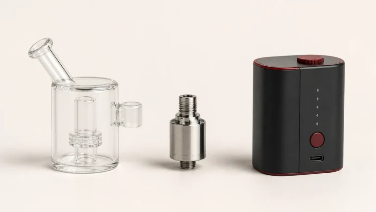 Glass attachment, 510 atomizer and controller