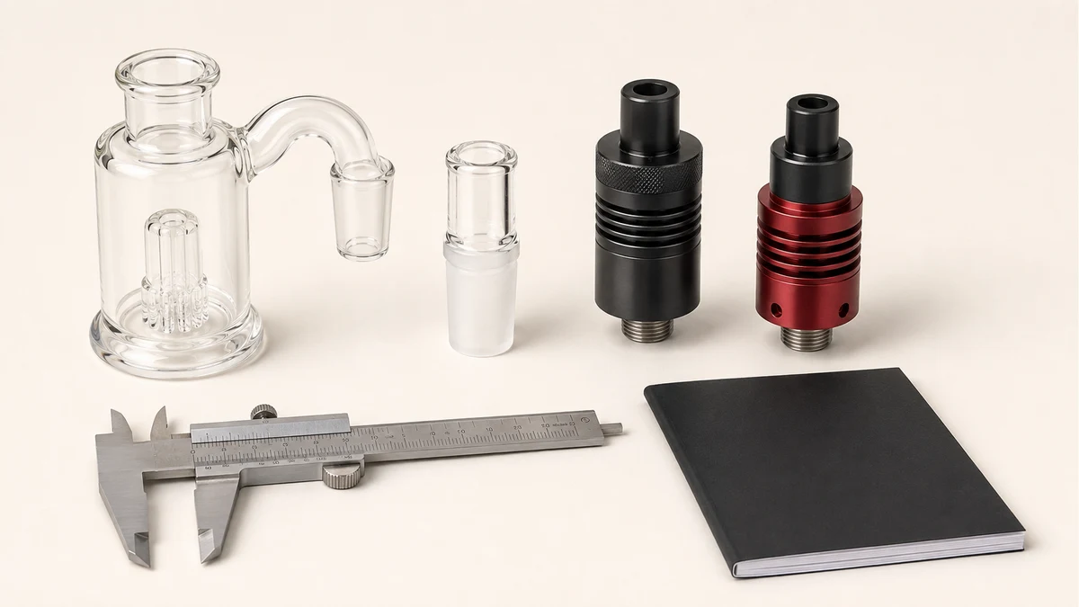 Glass 510 e-nail replacement parts and documentation