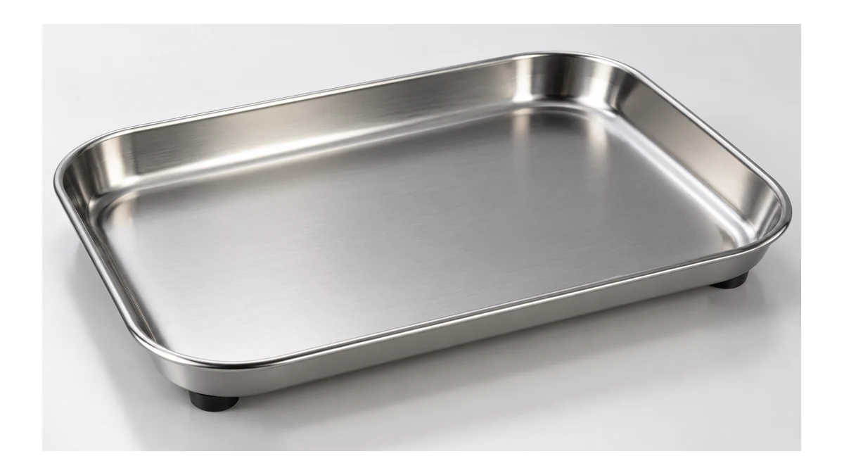 Metal rolling tray surface finish comparison