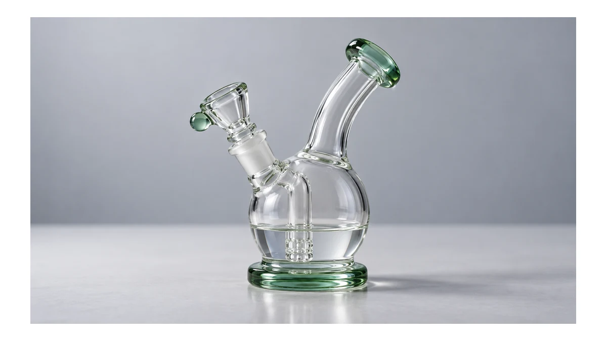 Complete mini bubbler water pipe