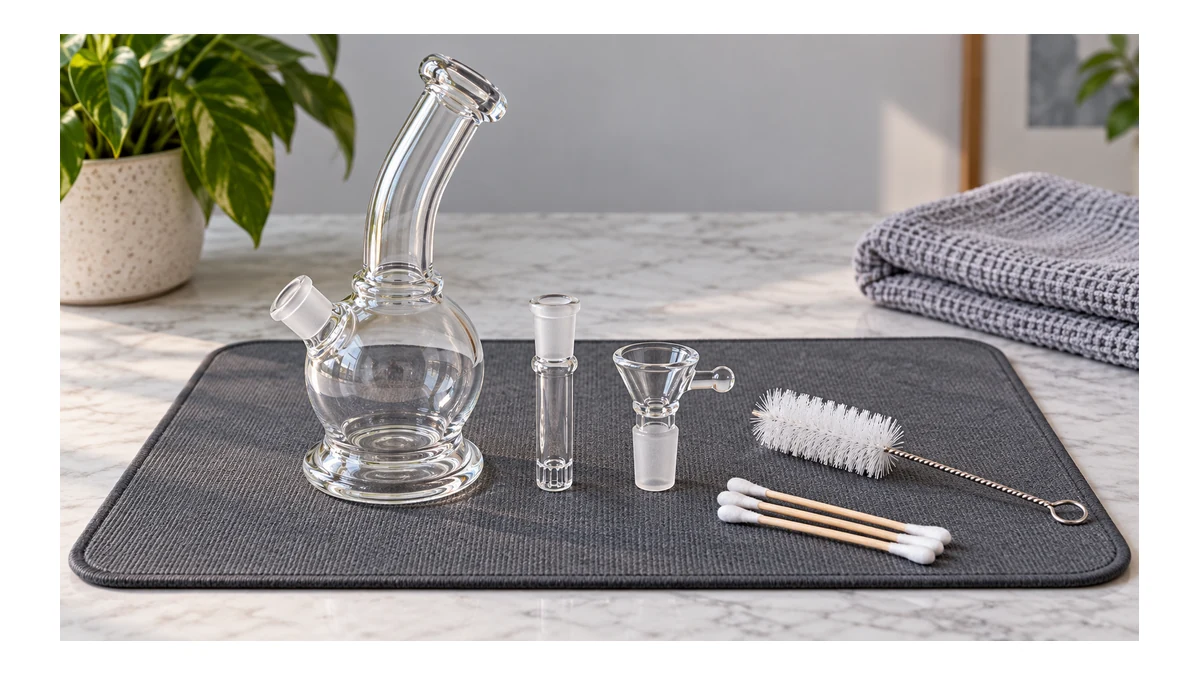 Mini bubbler cleaning layout