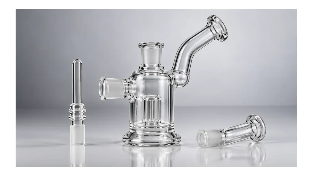 Complete compact glass mini nectar collector