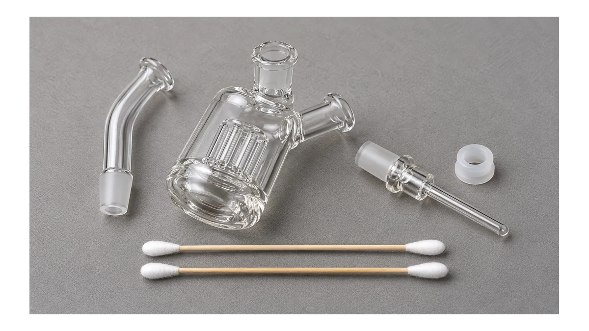 Compact nectar collector hand clearance and balance