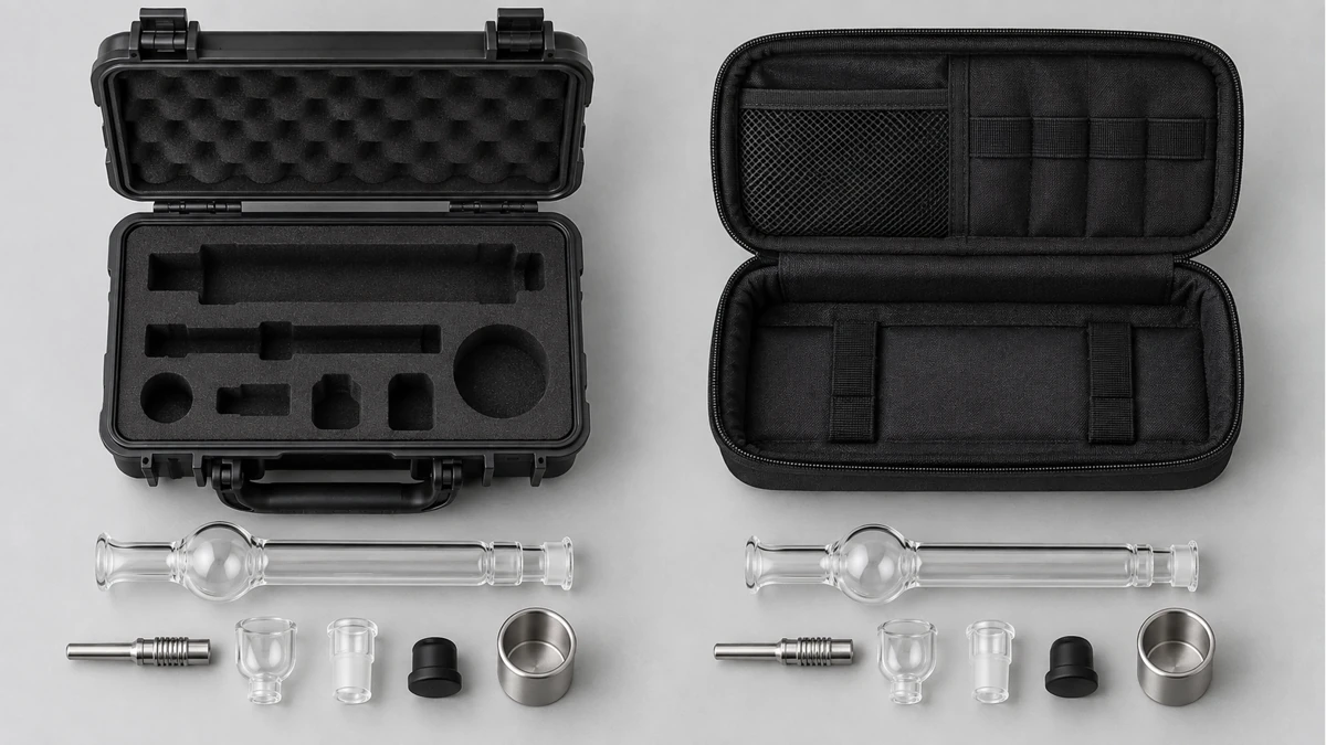 Nectar Collector Cases: Separate the Tip, Body, Glass, and Tools β hardware view 2 Nectar Collector Cases: Separate the Tip, Body, Glass, and Tools β hardware view 2