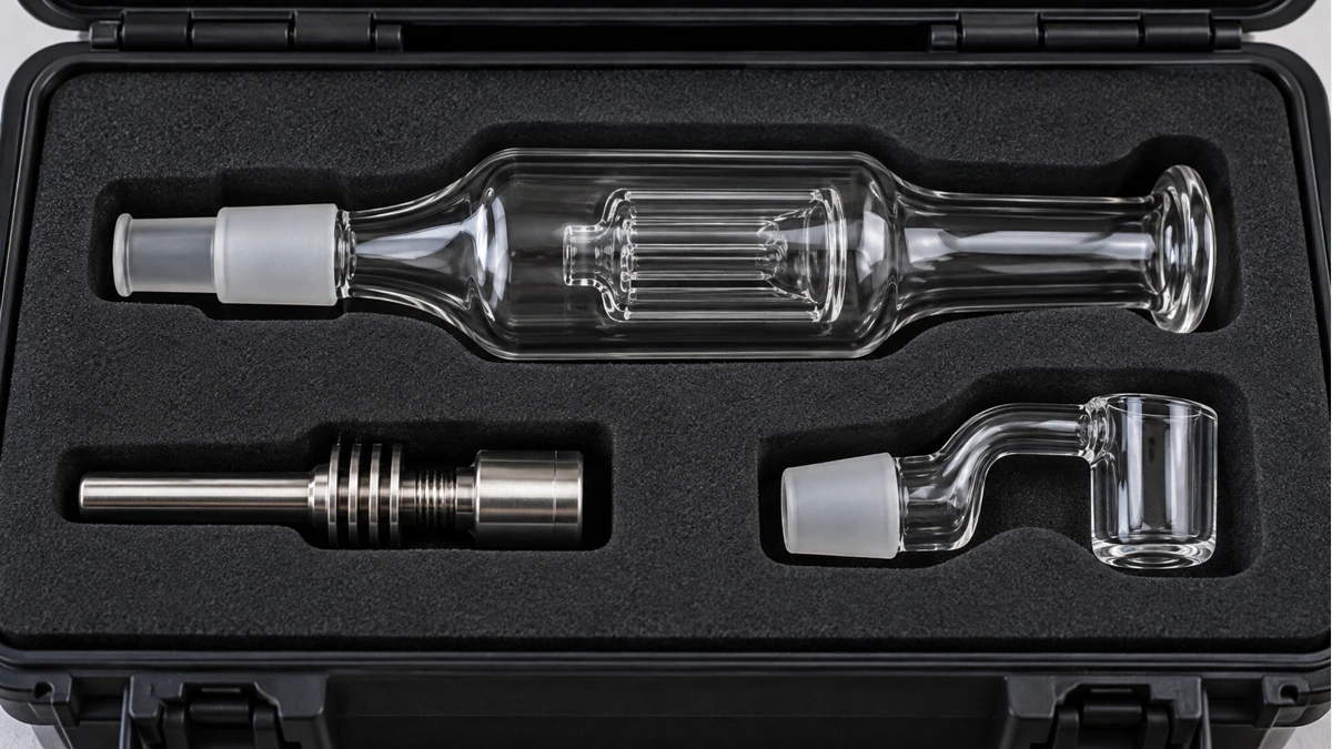 Nectar Collector Cases: Separate the Tip, Body, Glass, and Tools β hardware view 3 Nectar Collector Cases: Separate the Tip, Body, Glass, and Tools β hardware view 3