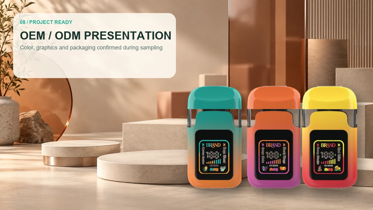 AOVAPE Flip Selectable Reservoir Vape oem/odm presentation