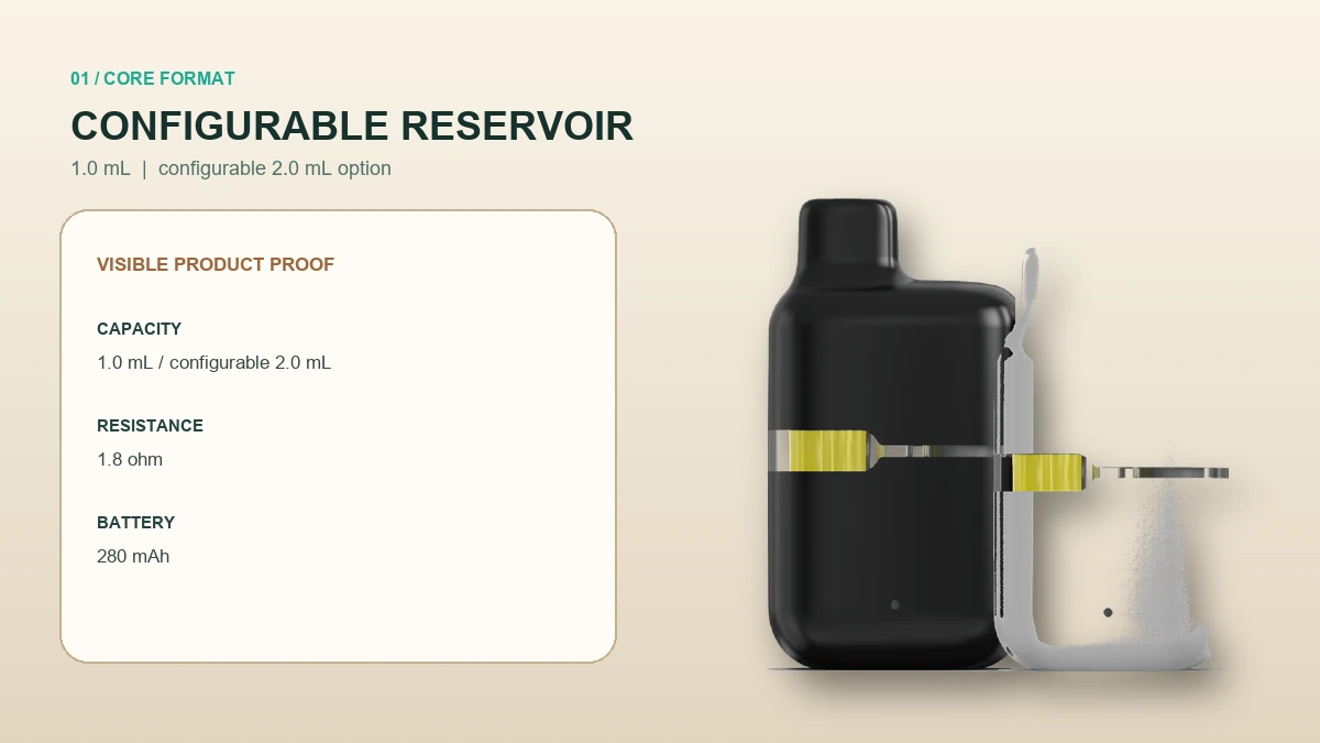 AOVAPE Nook Compact Oil Vape Pen simple draw-activated use
