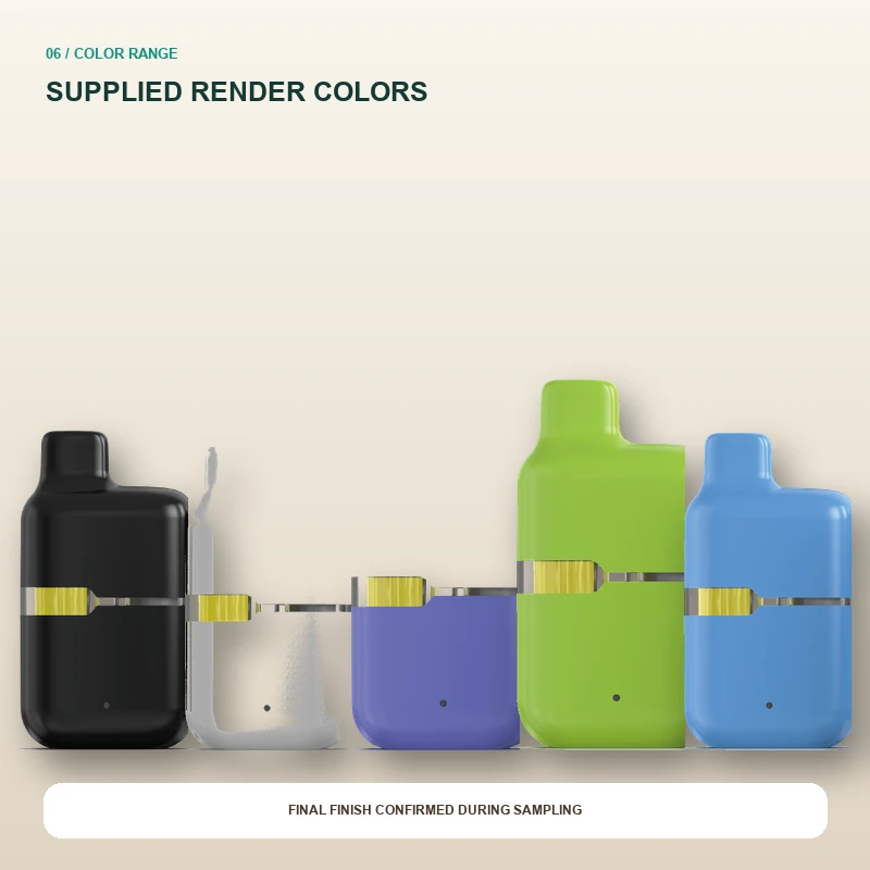 AOVAPE Nook Compact Oil Vape Pen available render colors