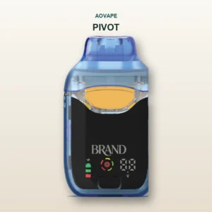 AOVAPE Pivot Disposable CBD Oil Pen single product on a clean warm background