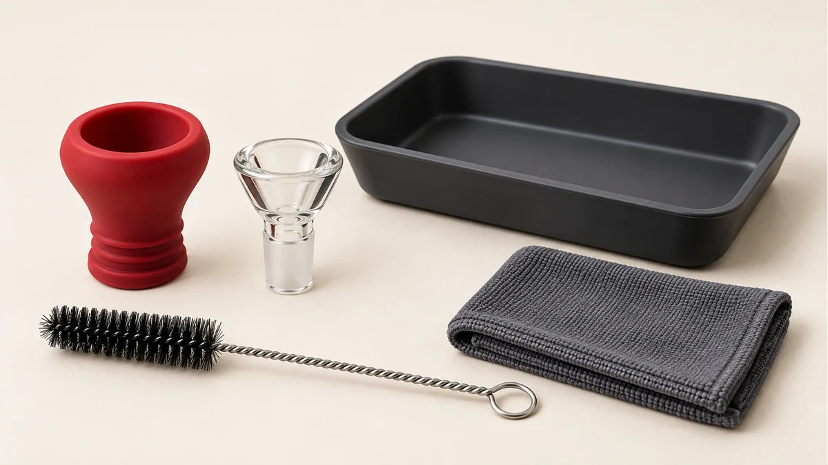 Disassembled silicone bowl for maintenance