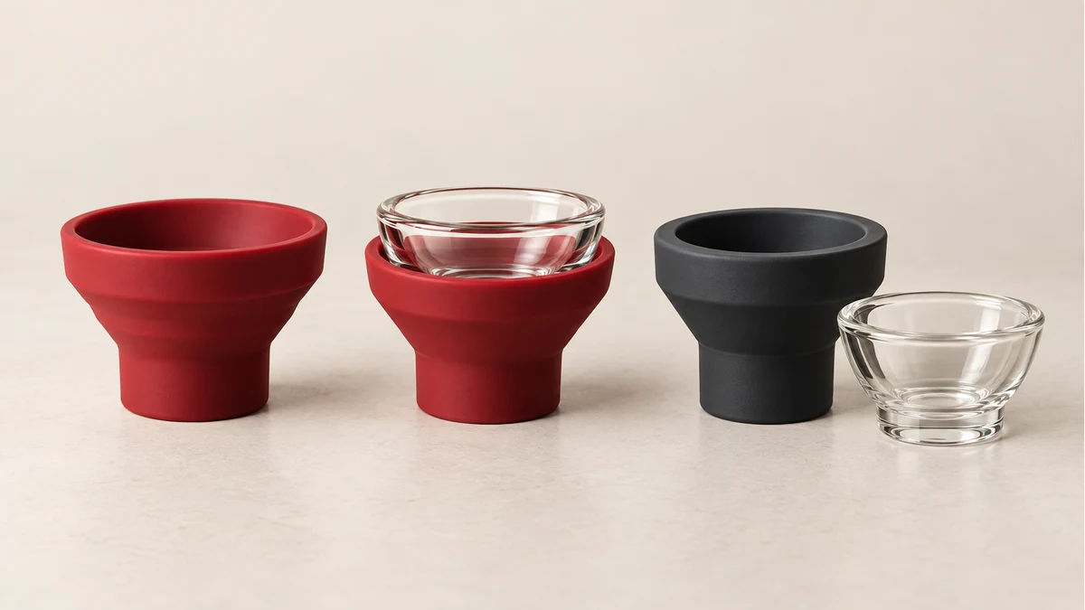 Different silicone bong bowl constructions