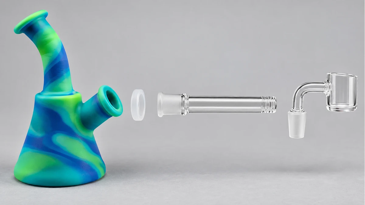 Silicone Dab Rigs: Flexible Bodies Still Depend on Rigid Heat Parts — hardware view 1