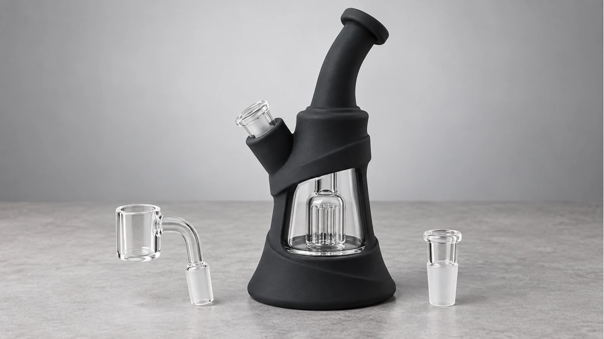Silicone Dab Rigs: Flexible Bodies Still Depend on Rigid Heat Parts — hardware view 2