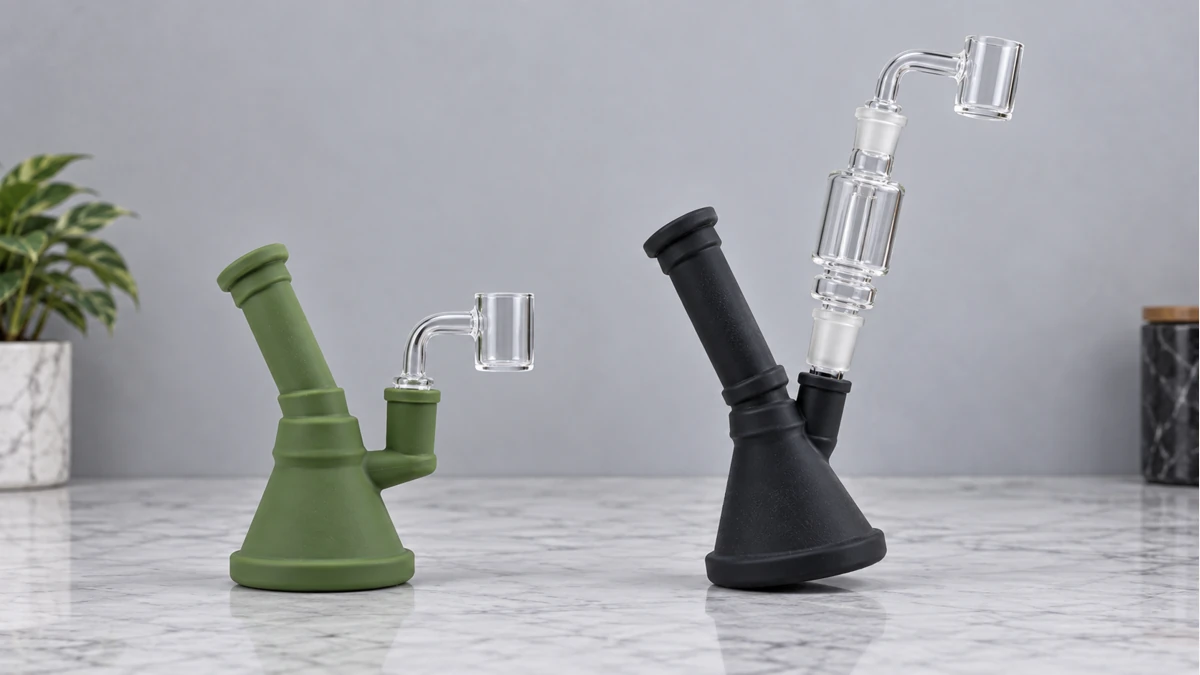 Silicone Dab Rigs: Flexible Bodies Still Depend on Rigid Heat Parts — hardware view 3