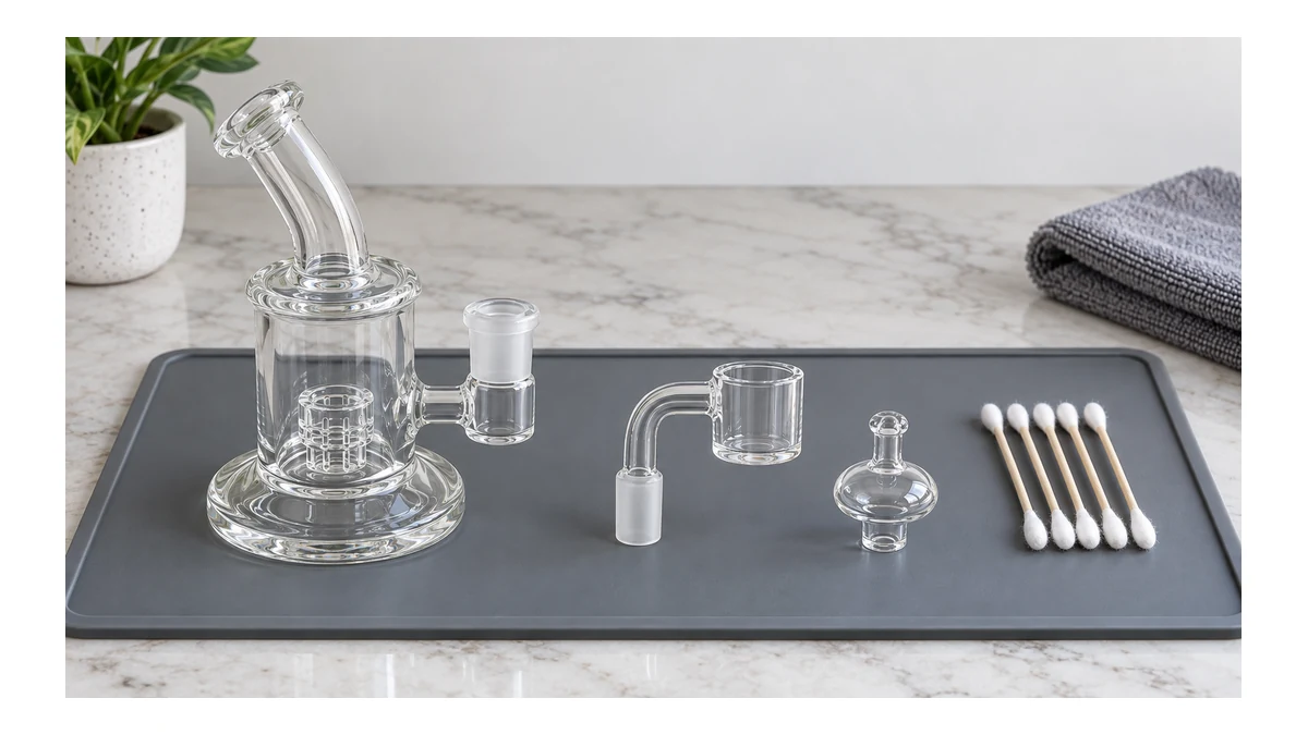 Compact rig cleaning layout