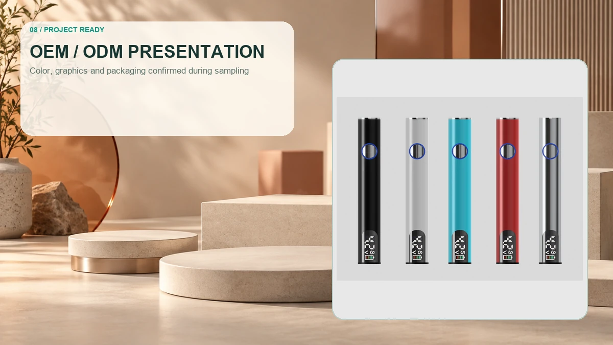 VoltStick OEM ODM color graphics and packaging presentation