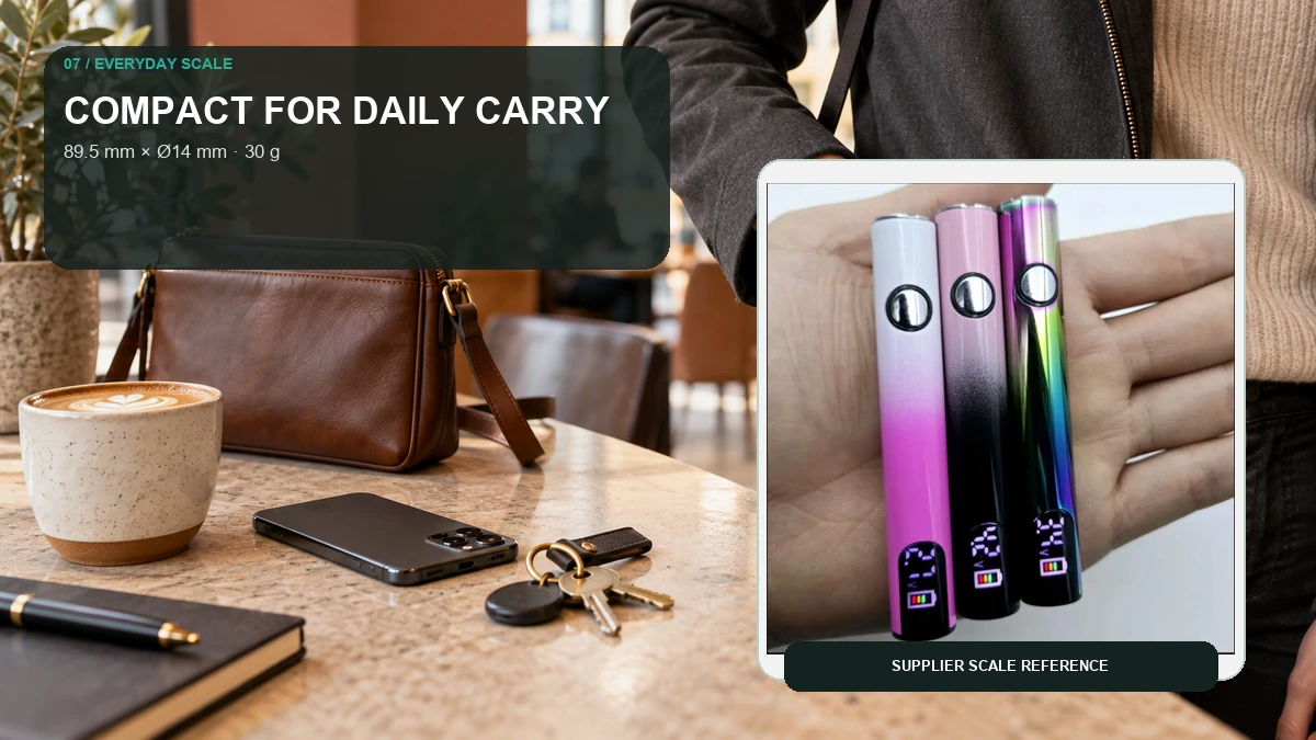 VoltStick compact 30 gram daily carry scale