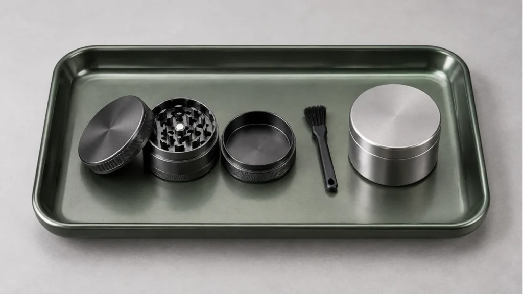 Weed Rolling Trays: Edge Height, Surface Finish, Size, and Cleanup — hardware view 1