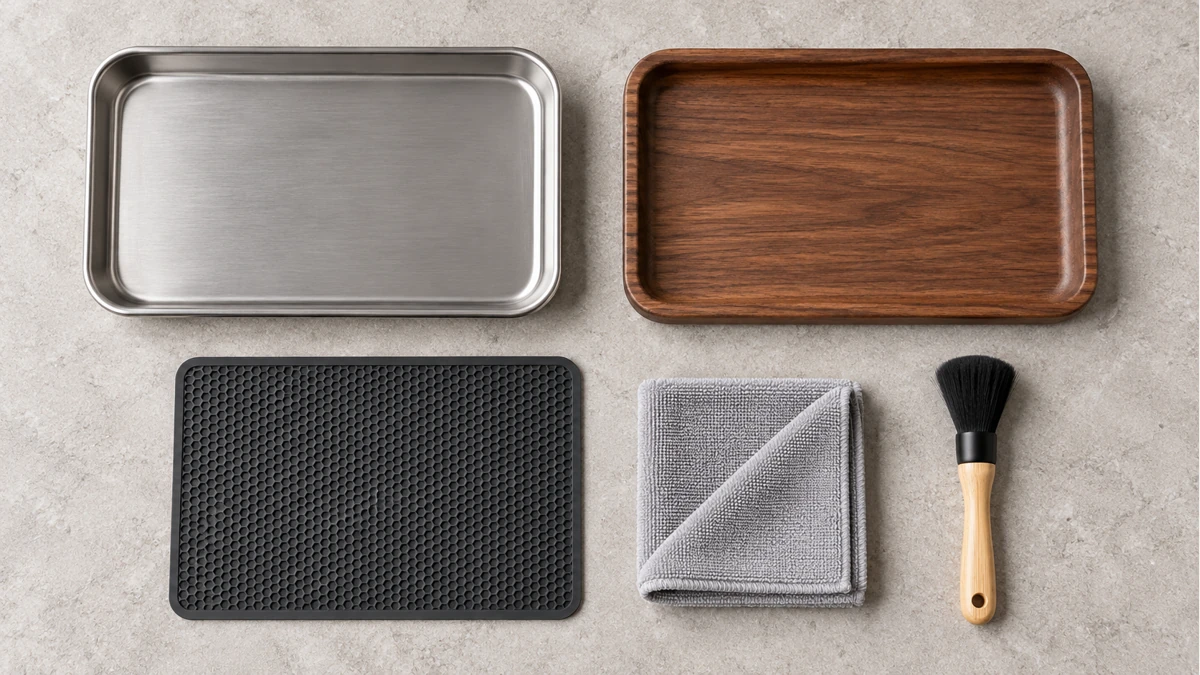 Weed Rolling Trays: Edge Height, Surface Finish, Size, and Cleanup — hardware view 4