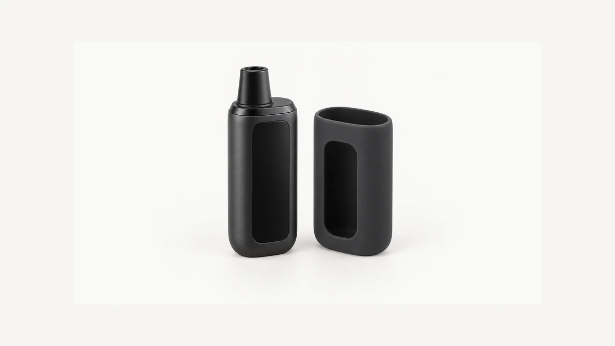 Blank screen vaporizer and separate body sleeve