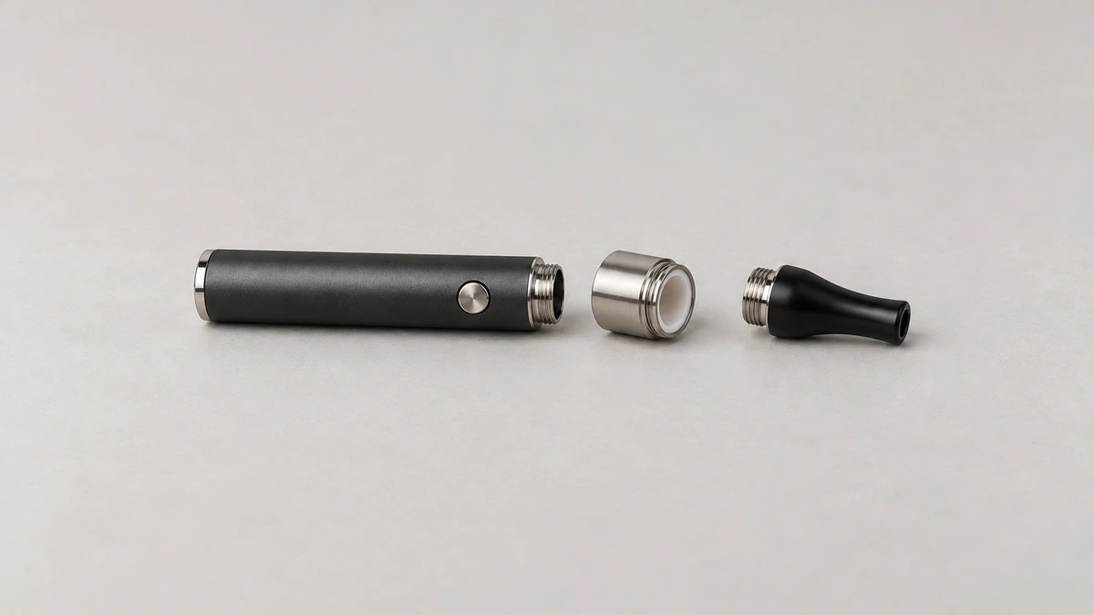 Separate pen body, complete chamber and mouthpiece Separate pen body, complete chamber and mouthpiece
