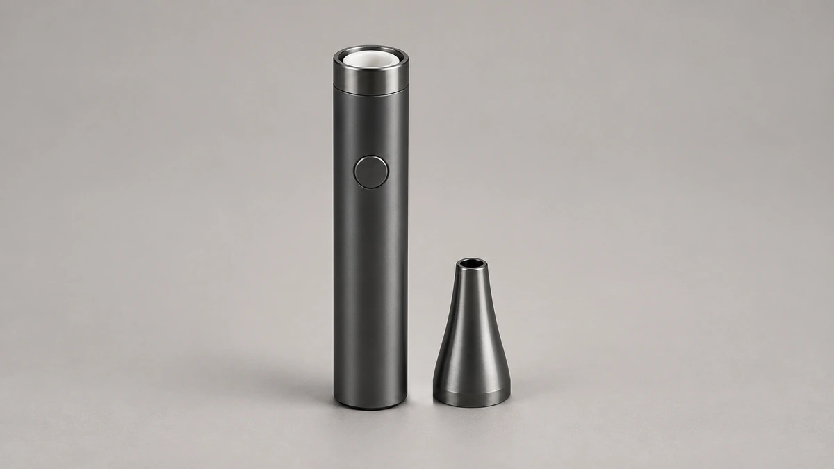 Unbranded cup-style pen and detached mouthpiece Unbranded cup-style pen and detached mouthpiece