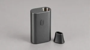 Unbranded dry herb device with an empty chamber and detached mouthpiece