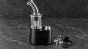 Generic compact electronic dab rig with glass attachment